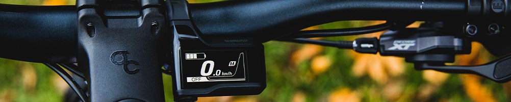 Shimano e-bike display screen